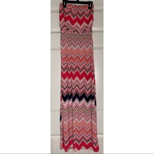 Aztec Print Maxi Dress